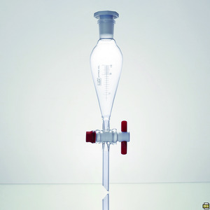 LLG-Separating funnel acc. to Squibb, borosilicate glass 3.3