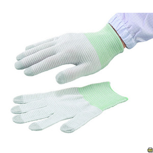 Guanti conduttivi ASPURE LINE, Antistatici, bianchi, Nylon
