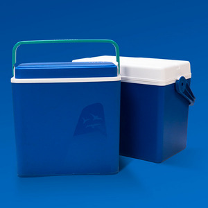 Frigorifero portatile, in plastica, per il trasporto di campioni refrigerati