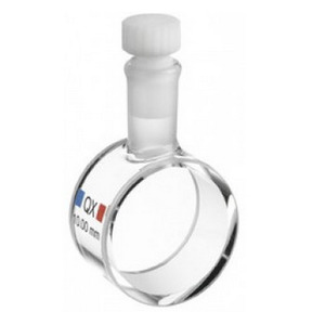 Cuvette clindriche 120-QX, spessore 10 mm, in quarzo SUPRASIL® 300, macro, con tappo in PTFE