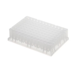 Piastre deepwell da 96 pozzetti, 0.8 ml, fondo a V, in PP, esenti da DNA/RNA