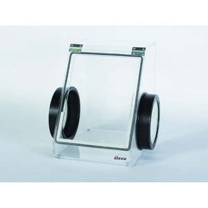 Mini camera a guanti, dim. esterne (LxPxH) 300x400x400 mm, peso 5,7 kg