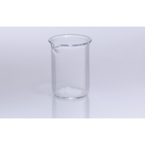 Bicchiere, vetro di quarzo, a forma bassa, 250 ml, Ø est. 69 mm, h 90 mm