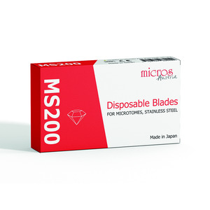 Cuchillas para microtomos, acero inoxidable