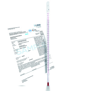 Thermomètre de précision, étalonné, forme tige