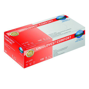 Guantes desechables Comfort, látex, sin polvo