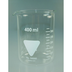 Bicchiere, vetro borosilicato 3.3, forma bassa