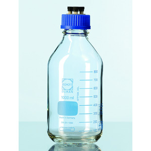 Bottiglie HPLC, DURAN® sistema completo, 4 ingressi, Tappo a vite
