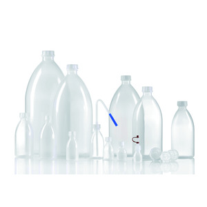 Frascos de boca estrecha, serie 301, LDPE, con tapa roscada